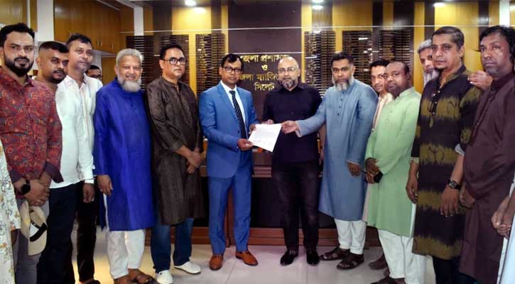 অব্যাহত লোডশেডিং ও জ্বালানী সংকট নিরসনে দোকান মালিক সমিতির স্মারকলিপি পেশ