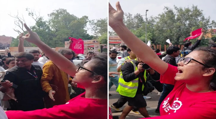 আটক আইসা নেত্রী নেহা, হুঁশিয়ারি দীপকের