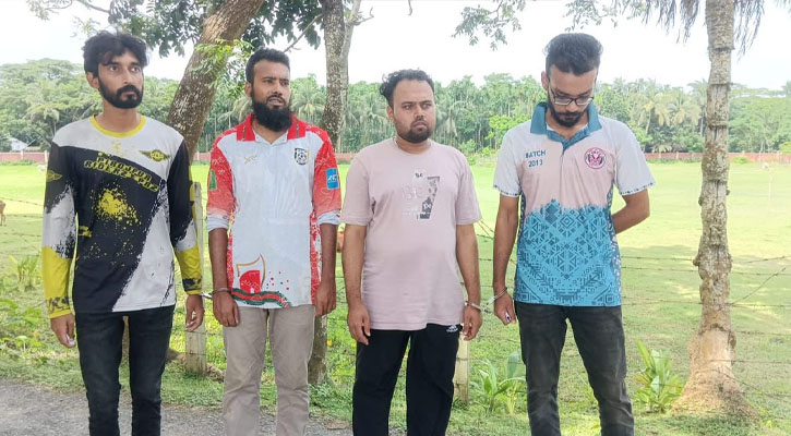 পিরোজপুরে মাদকবিরোধী অভিযানে ৪ জন গ্রেপ্তার, প্রত্যেকের এক মাসের কারাদণ্ড