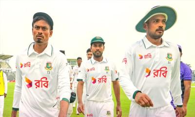 শেষ দিনে বাংলাদেশের দরকার ৩ উইকেট, পাকিস্তানের ১২১ রান
