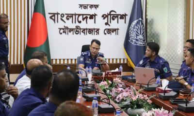 মৌলভীবাজার জেলায় নবাগত রেঞ্জ ডিআইজির আগমন