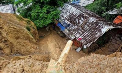 উখিয়ায় রোহিঙ্গা ক্যাম্পে পাহাড়ধসে নিহতের সংখ্যা বেড়ে ৮