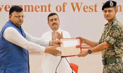 সীমান্তে কাঁটাতার নির্মাণে বিএসএফকে ২৭ কিমি জমি দিচ্ছে শুভেন্দু